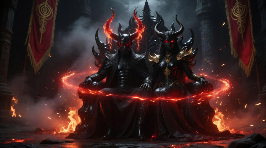 Shaodowborne Obsidian with hellhound.